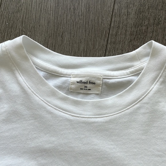 Aritzia Wilfred Free White Weekend T-shirt - XXS - Picture 10 of 11